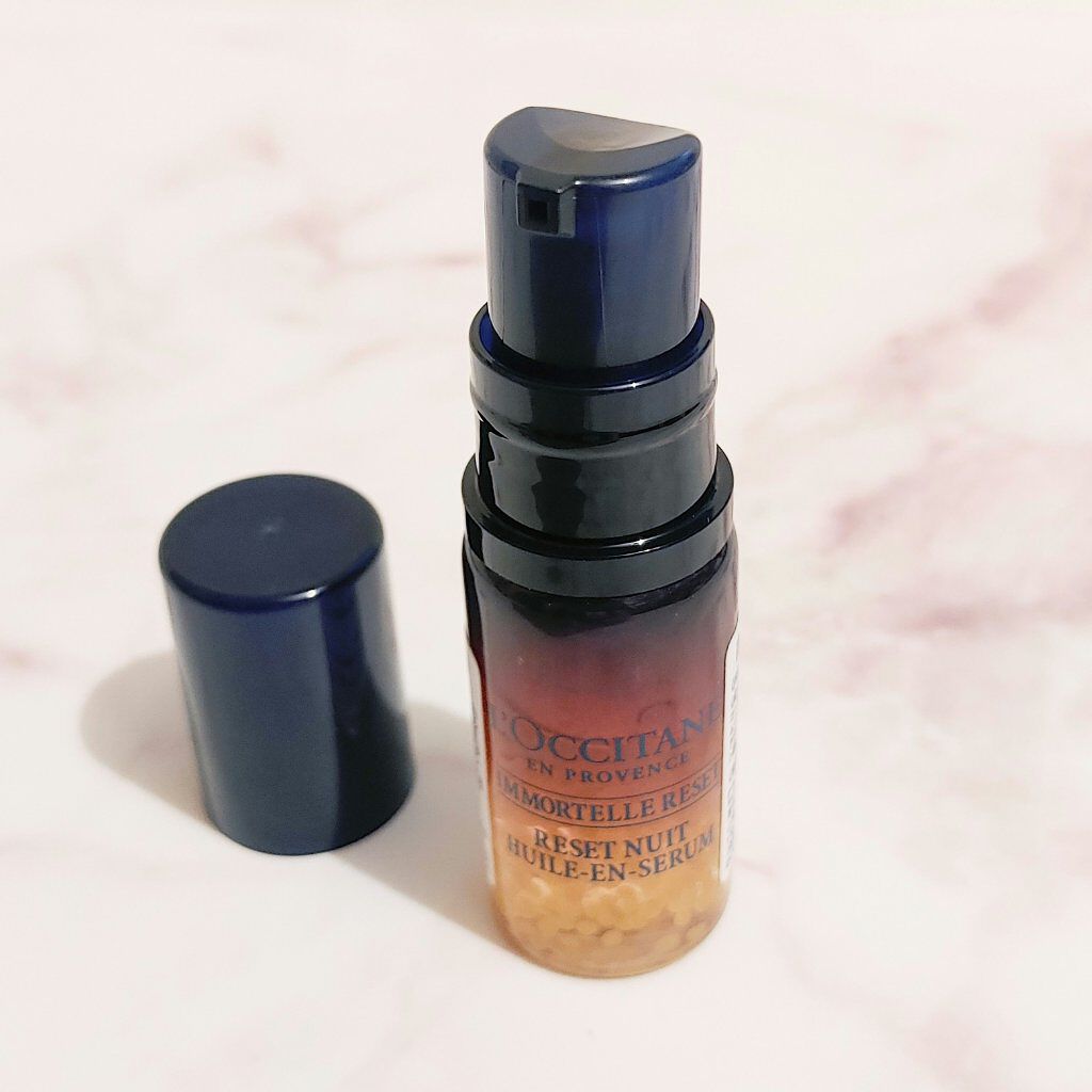 イモーテル オーバーナイトリセットセラム/L'OCCITANE/美容液を使ったクチコミ（2枚目）