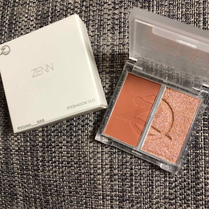 アイシャドウデュオ/ZENN.th/アイシャドウパレットを使ったクチコミ(1枚目)
