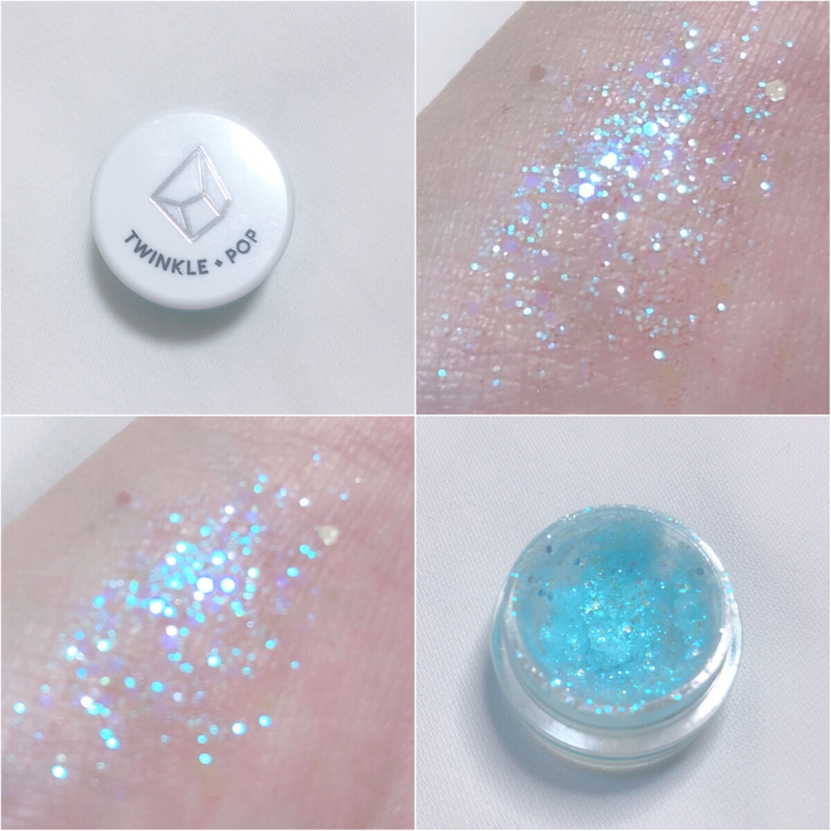 twinkle pop  jelly Glitter/CLIO/ジェル・クリームアイシャドウを使ったクチコミ（2枚目）