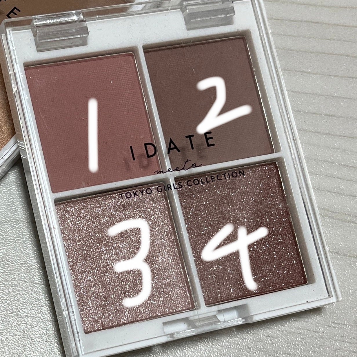 IDATE 4色アイシャドウパレット/IDATE/アイシャドウパレットを使ったクチコミ(2枚目)