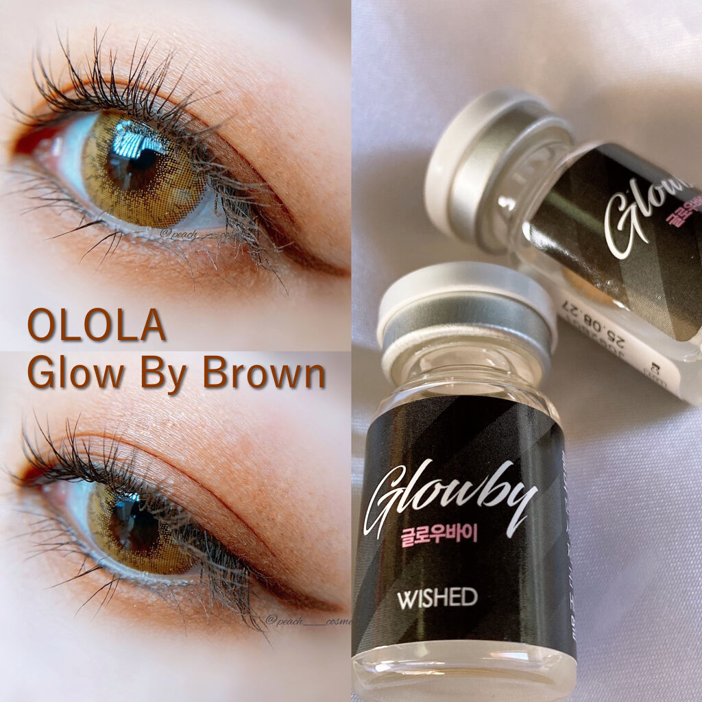 グローバイ(Glow by)/OLOLA/カラーコンタクトレンズを使ったクチコミ（1枚目）