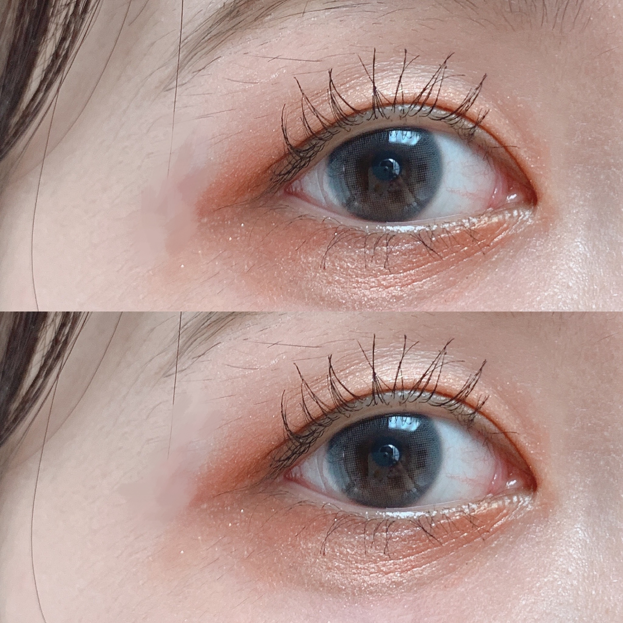 メローズ(Mellows) ミスティックグレー/OLOLA/カラーコンタクトレンズを使ったクチコミ（2枚目）