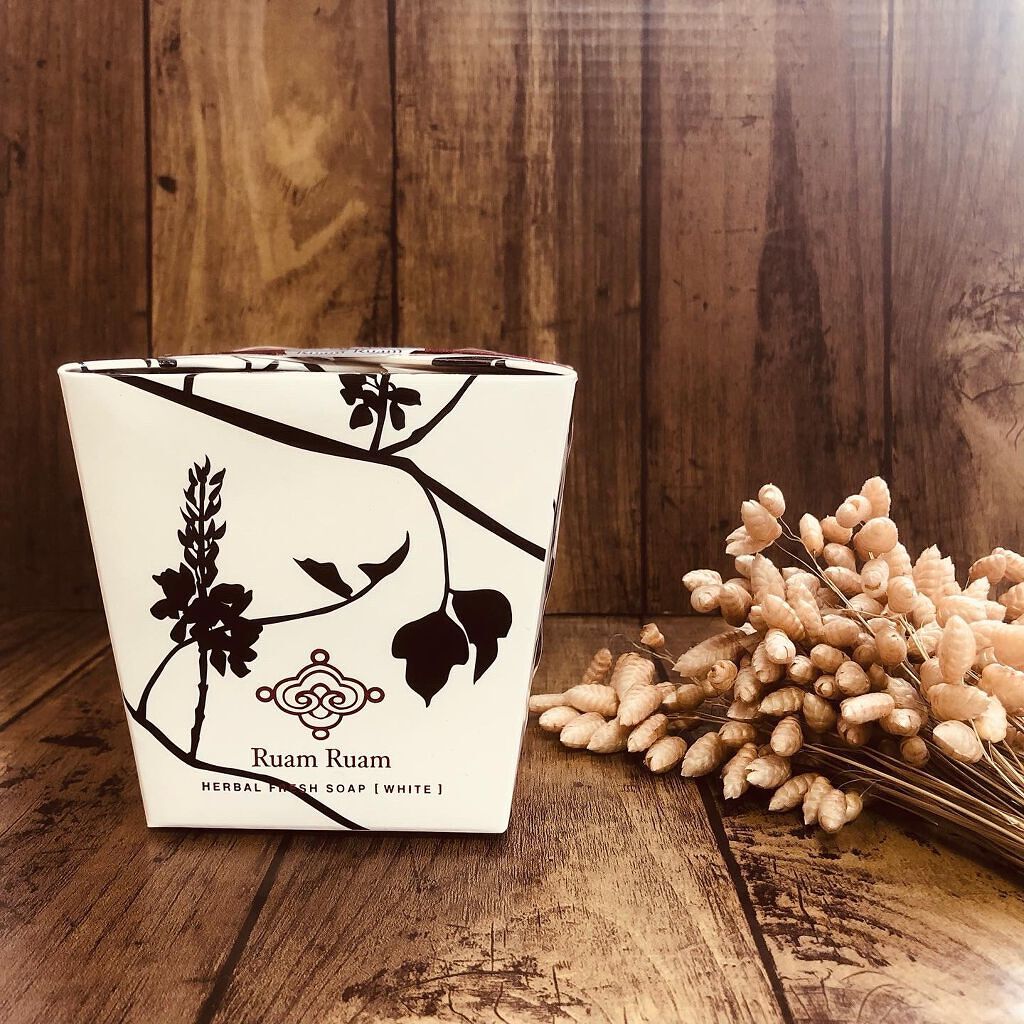 生せっけん ポット [ホワイト] オリジナル/Ruam Ruam/洗顔フォームを使ったクチコミ（1枚目）