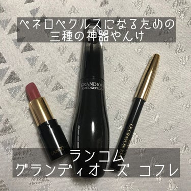 LANCOME グランディオーズ コフレのクチコミ「さて、ペネロペクルスといえば力強い眉毛、黒のラインで囲った目、長くてはっきりしたまつ毛、ヌーデ.....」（1枚目）