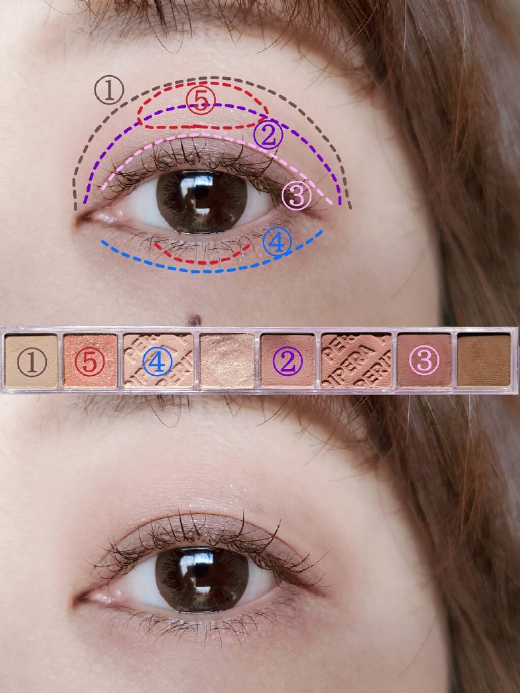 オール テイク ムード パレット(24AD)/PERIPERA/アイシャドウパレットを使ったクチコミ(2枚目)