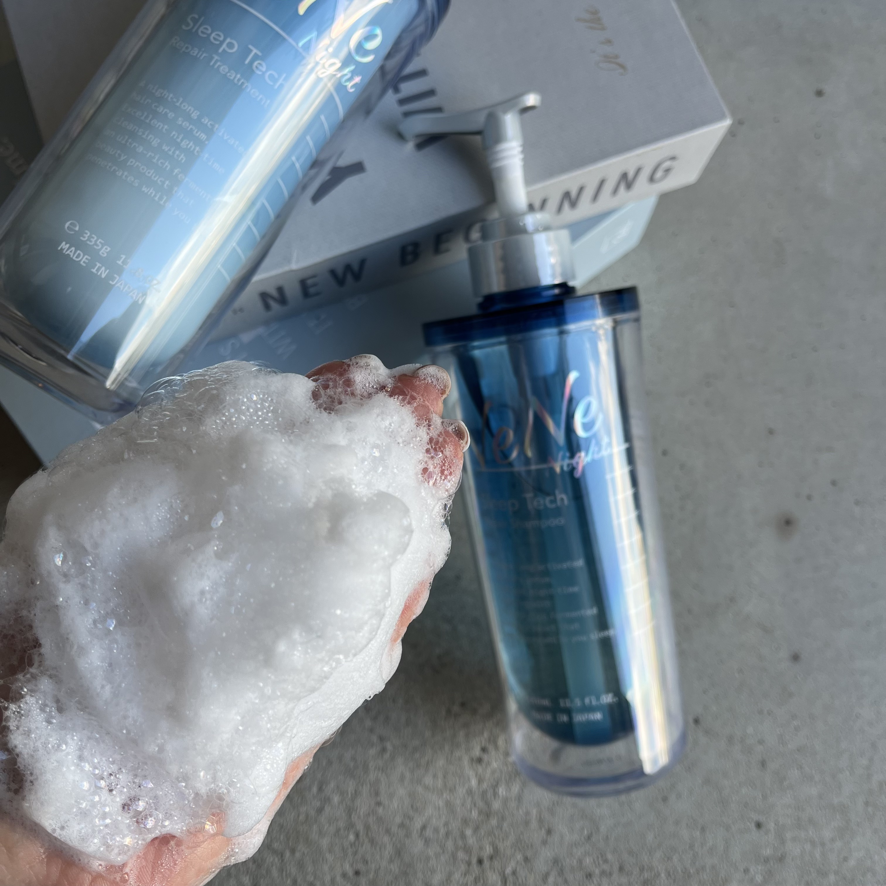 スリープテック リペア シャンプー／ヘアトリートメント/NeNe Night/市販シャンプーを使ったクチコミ（3枚目）