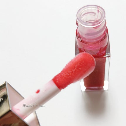 コンフォート リップオイル 09 red berry glam(限定) /CLARINS/リップグロスを使ったクチコミ(2枚目)