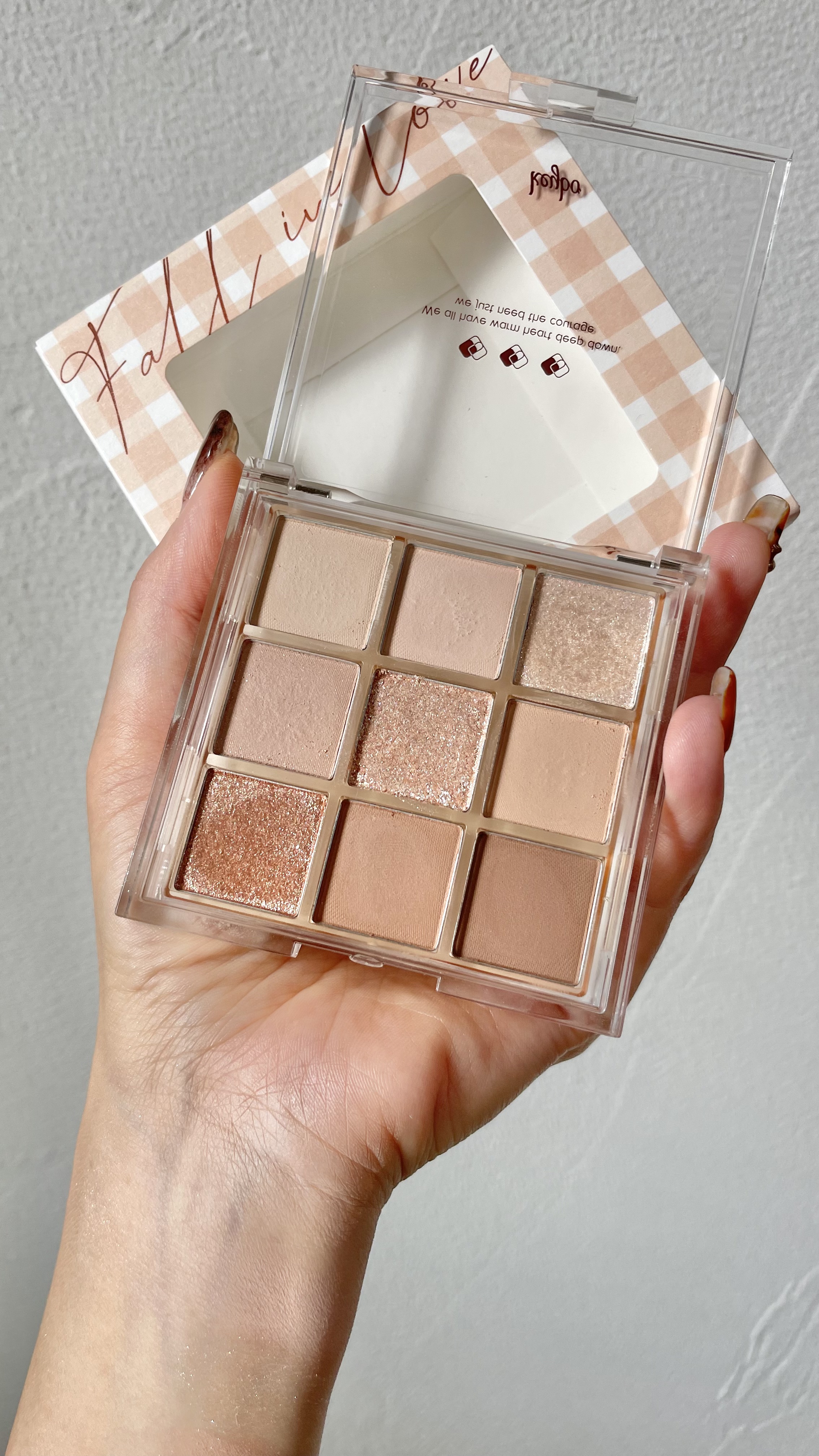 KEYBO FALL IN LOVE SHADOW PALETTE/keybo/アイシャドウパレットを使ったクチコミ（3枚目）