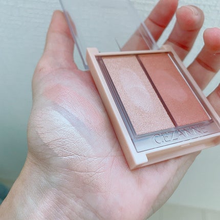 フェイスグロウカラー/CEZANNE/クリームハイライトを使ったクチコミ(3枚目)