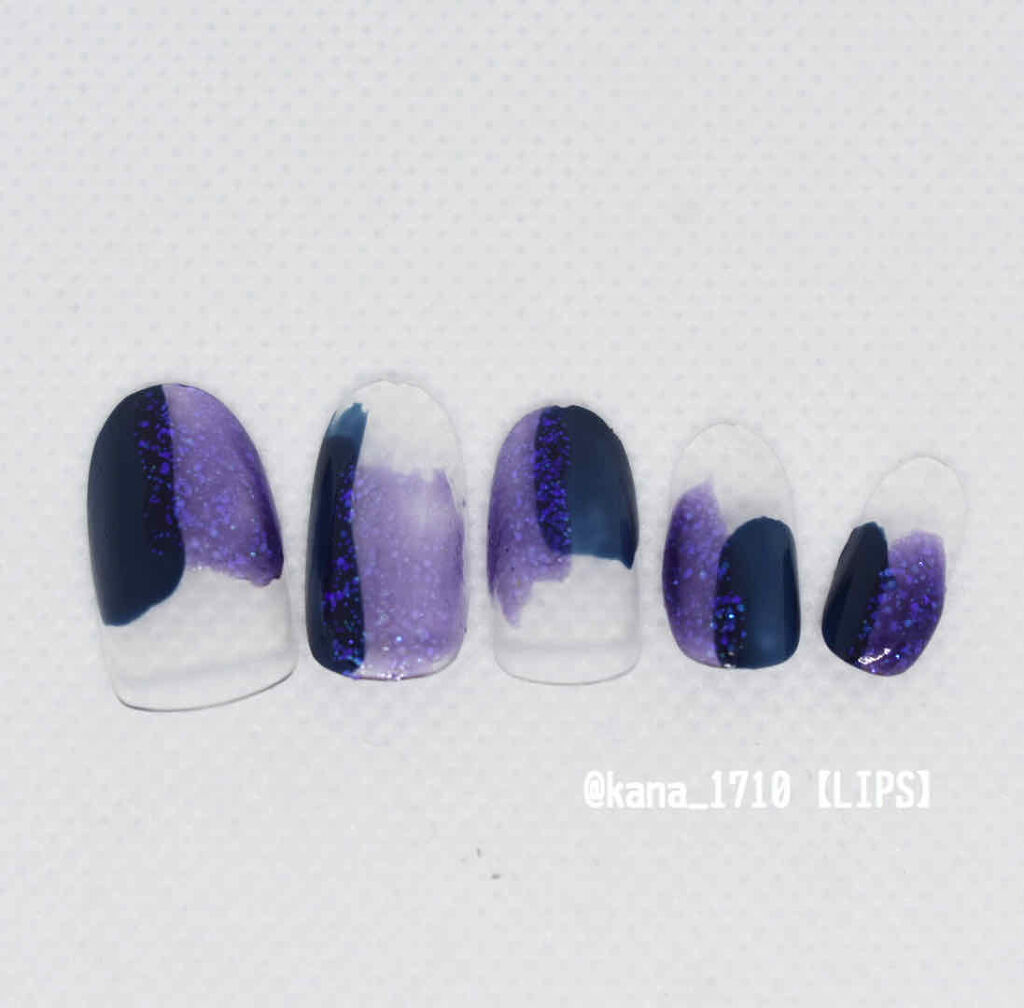 UR GLAM　COLOR NAIL SELECTION BU3＜グリッターカラー＞/U R GLAM/マニキュアを使ったクチコミ（1枚目）