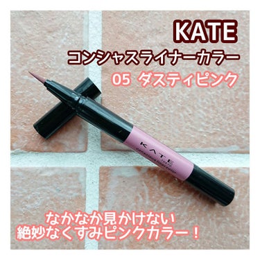 コンシャスライナーカラー/KATE/リキッドアイライナーを使ったクチコミ（2枚目）