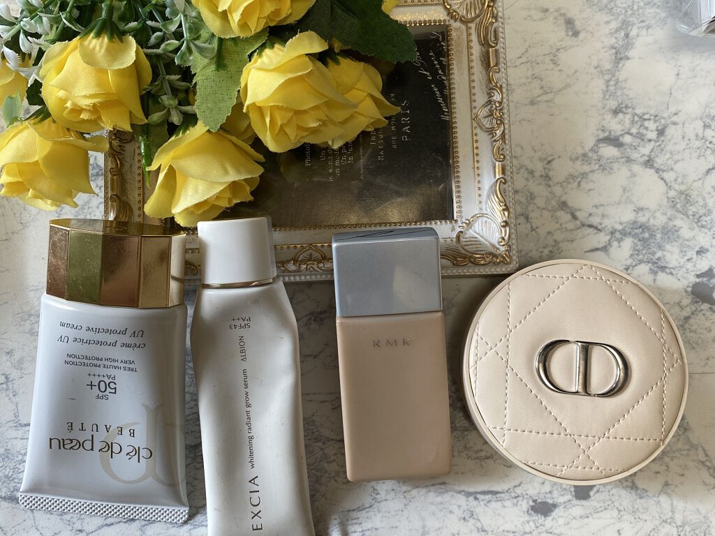 エクシア AL ホワイトニング ラディアントグロウセラム/ALBION/化粧下地を使ったクチコミ（1枚目）