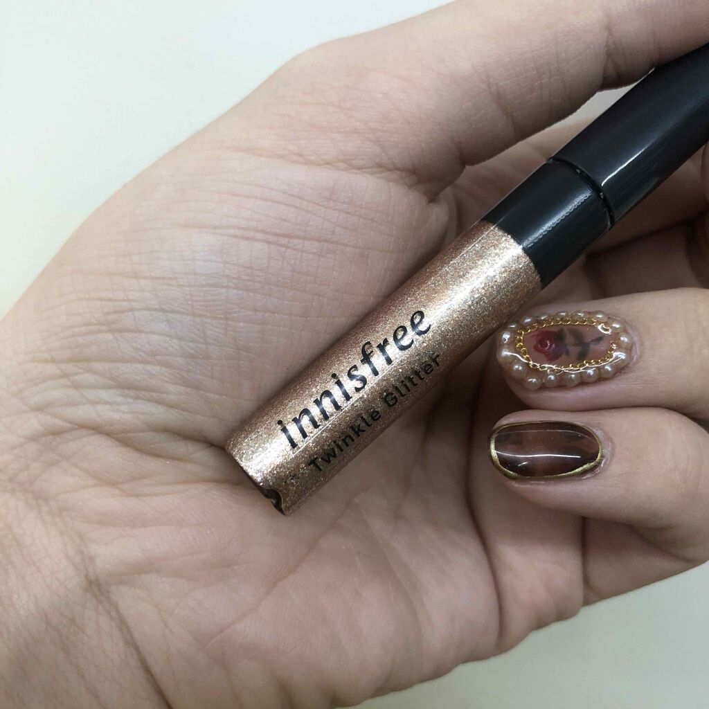 トゥインクル グリッター/innisfree/リキッドアイライナーを使ったクチコミ(3枚目)
