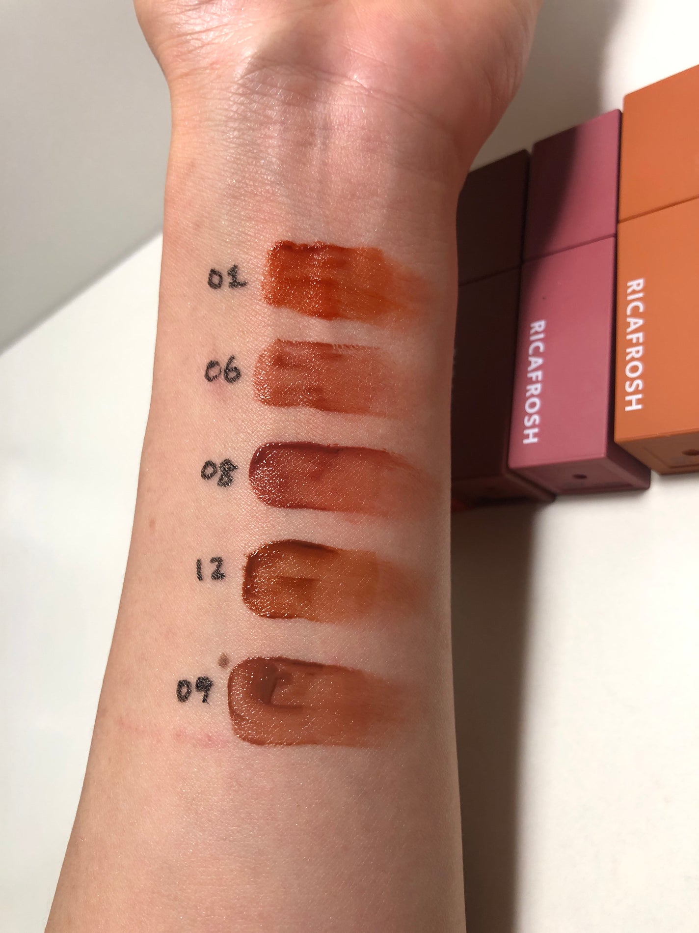 ジューシーリブティント/RICAFROSH/リップティントを使ったクチコミ(2枚目)