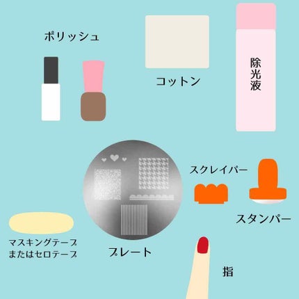 ネイルスタンプ/キャンドゥ/ネイル用品を使ったクチコミ(3枚目)