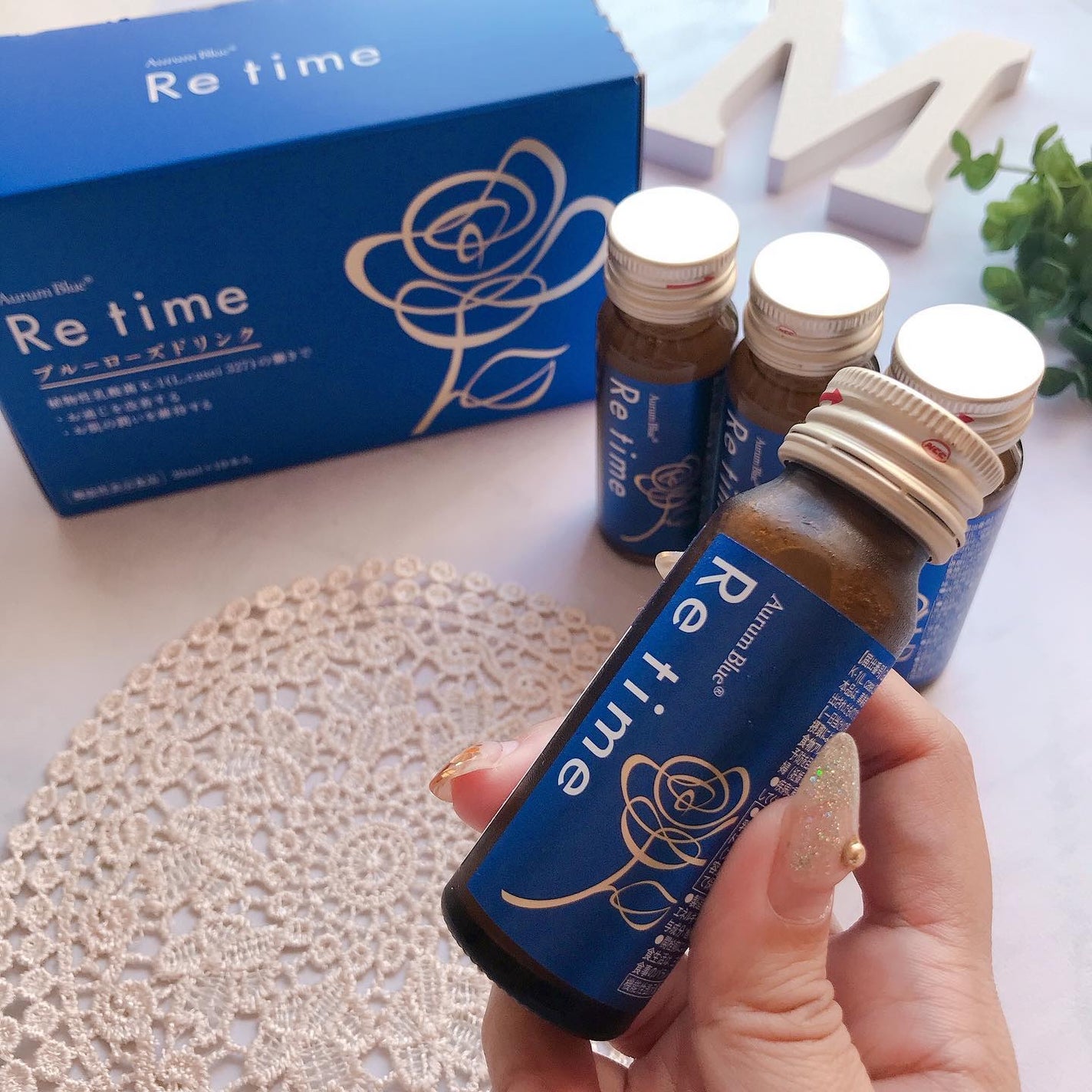 Re time ブルーローズドリンク/オーラムブルー/美容ドリンクを使ったクチコミ(1枚目)