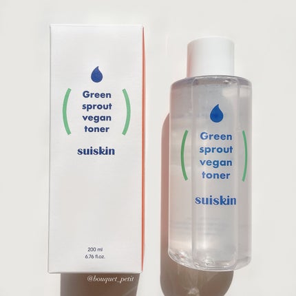Green sprout vegan toner/suiskin/化粧水を使ったクチコミ(2枚目)