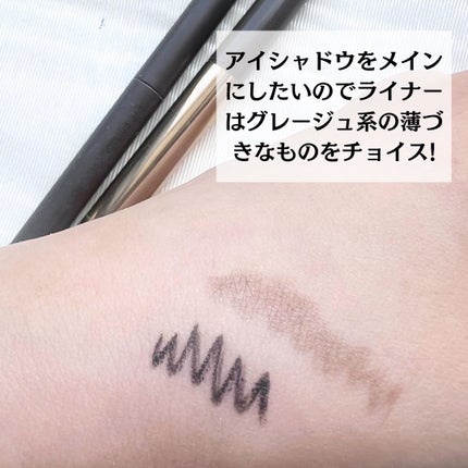 スキニーリッチライナー/excel/リキッドアイライナーを使ったクチコミ(5枚目)