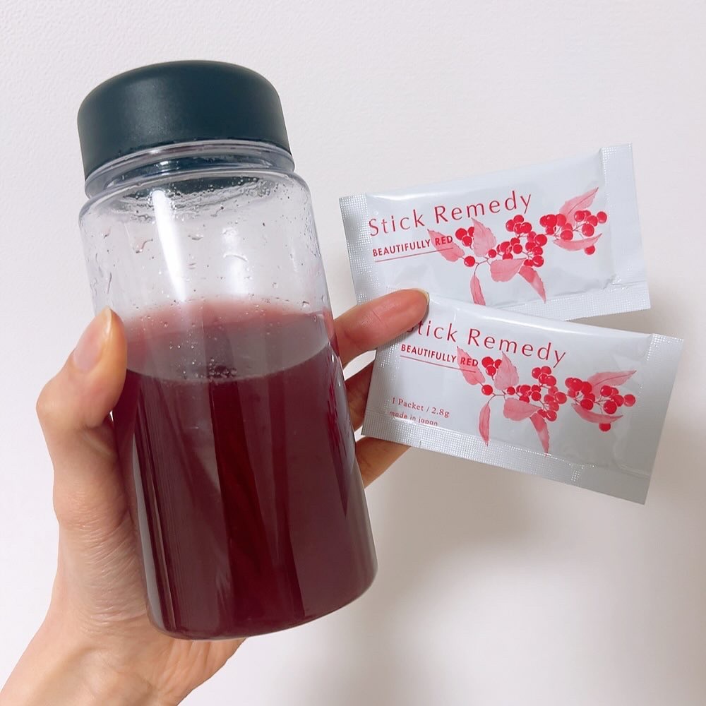 Beautifully Red/Stick Remedy/健康サプリメントを使ったクチコミ（2枚目）