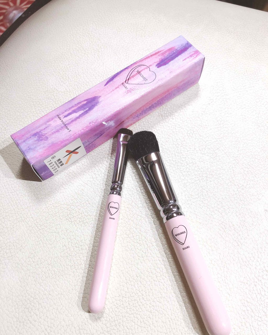 アイシャドウブラシ S 熊野筆/WHOMEE/メイクブラシを使ったクチコミ（1枚目）