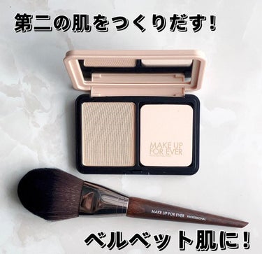 HDスキン マットベルベットコンパクト/MAKE UP FOR EVER/パウダーファンデーションを使ったクチコミ（1枚目）