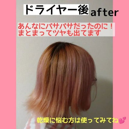 ジェントルリペア&モイストチャージ 美容液ヘアミルク /エイトザタラソ/ヘアミルクを使ったクチコミ(8枚目)