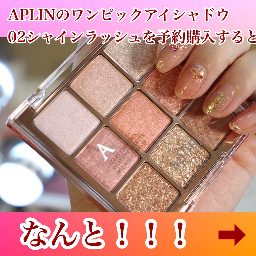 ワンピックアイシャドウパレット/APLIN/アイシャドウパレットを使ったクチコミ(2枚目)