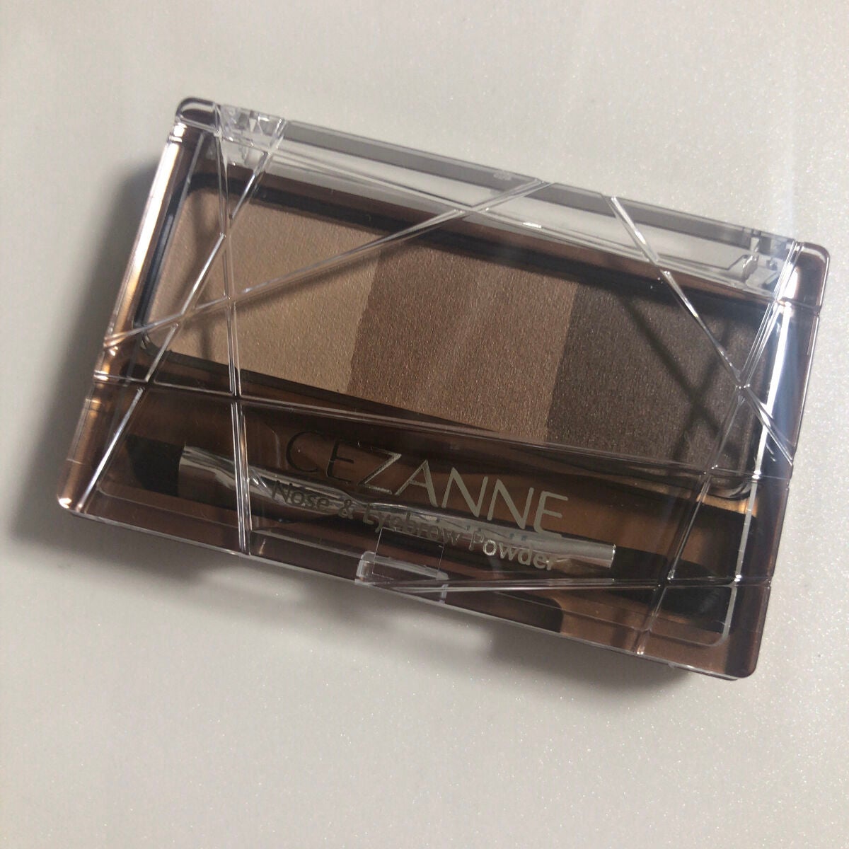 ノーズ&アイブロウパウダー/CEZANNE/パウダーアイブロウを使ったクチコミ(3枚目)