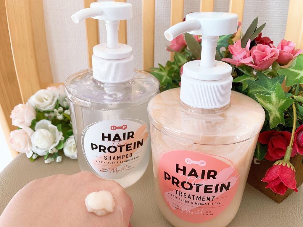 モイストシャンプー/ヘアトリートメント/ヘアザプロテイン/市販シャンプーを使ったクチコミ(4枚目)