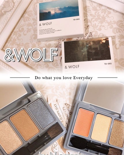 スリーサムデザイニングアイカラー/& WOLF/アイシャドウパレットを使ったクチコミ(1枚目)