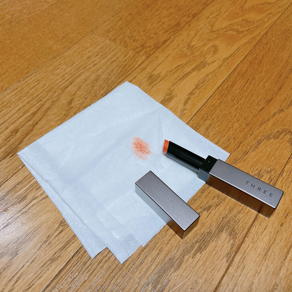 アライジングスピリットリップグロー/THREE/口紅を使ったクチコミ（1枚目）