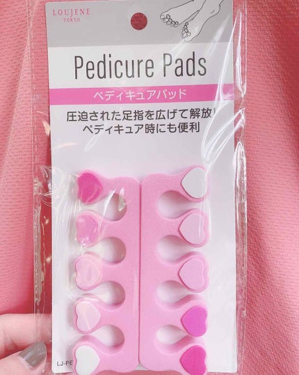 LOUJENE LJ ペディキュアパッドのクチコミ「・*:..。o○☼*゚・*:..。o○☼*゚・*:..。o○☼*゚
#セリア
ペディキュア.....」(1枚目)