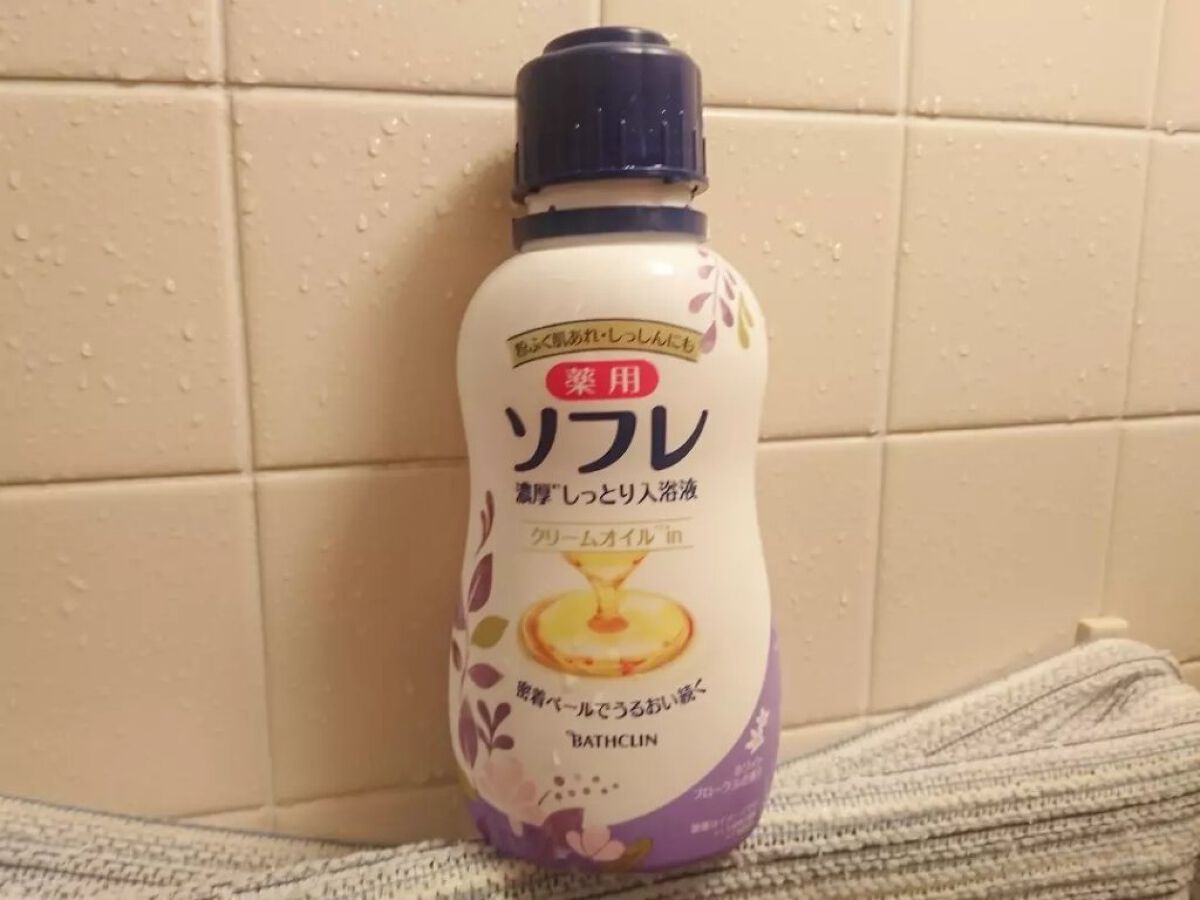 濃厚しっとり入浴液 ホワイトフローラルの香り/薬用ソフレ/保湿系入浴剤を使ったクチコミ(1枚目)