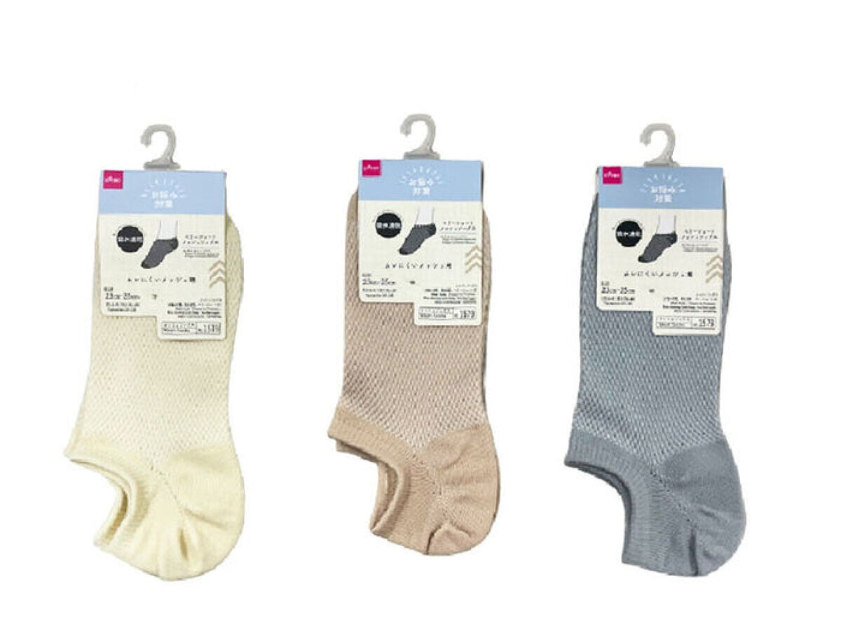 DAISO メッシュソックス