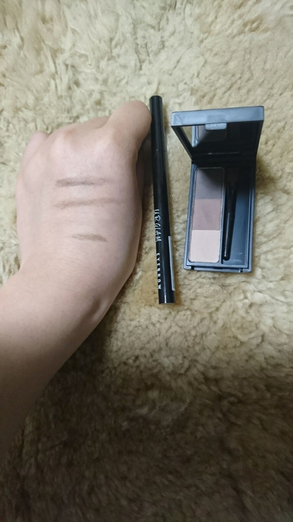 UR GLAM BLOOMING EYE COLOR PALETTE/U R GLAM/アイシャドウパレットを使ったクチコミ(3枚目)