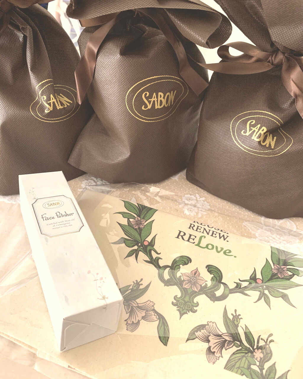 ミネラルパウダー/SABON/無機塩系入浴剤を使ったクチコミ（2枚目）