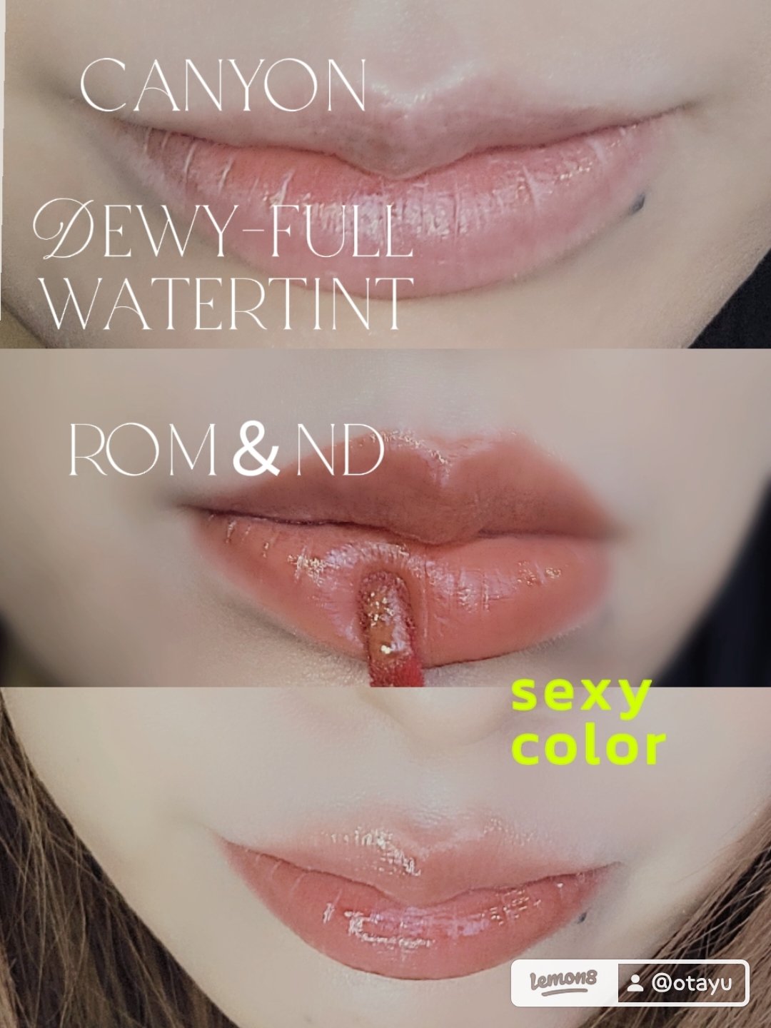 デュイフルウォーターティント/rom&nd/リップティントを使ったクチコミ（1枚目）