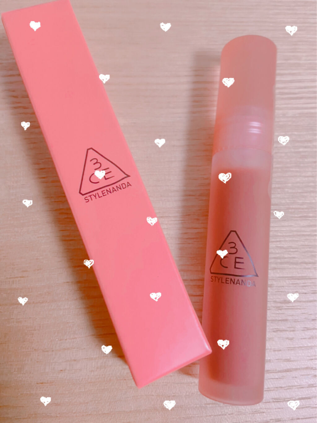 3CE ブラー ウォーターティント レイダウン/3CE/リップティントを使ったクチコミ（1枚目）