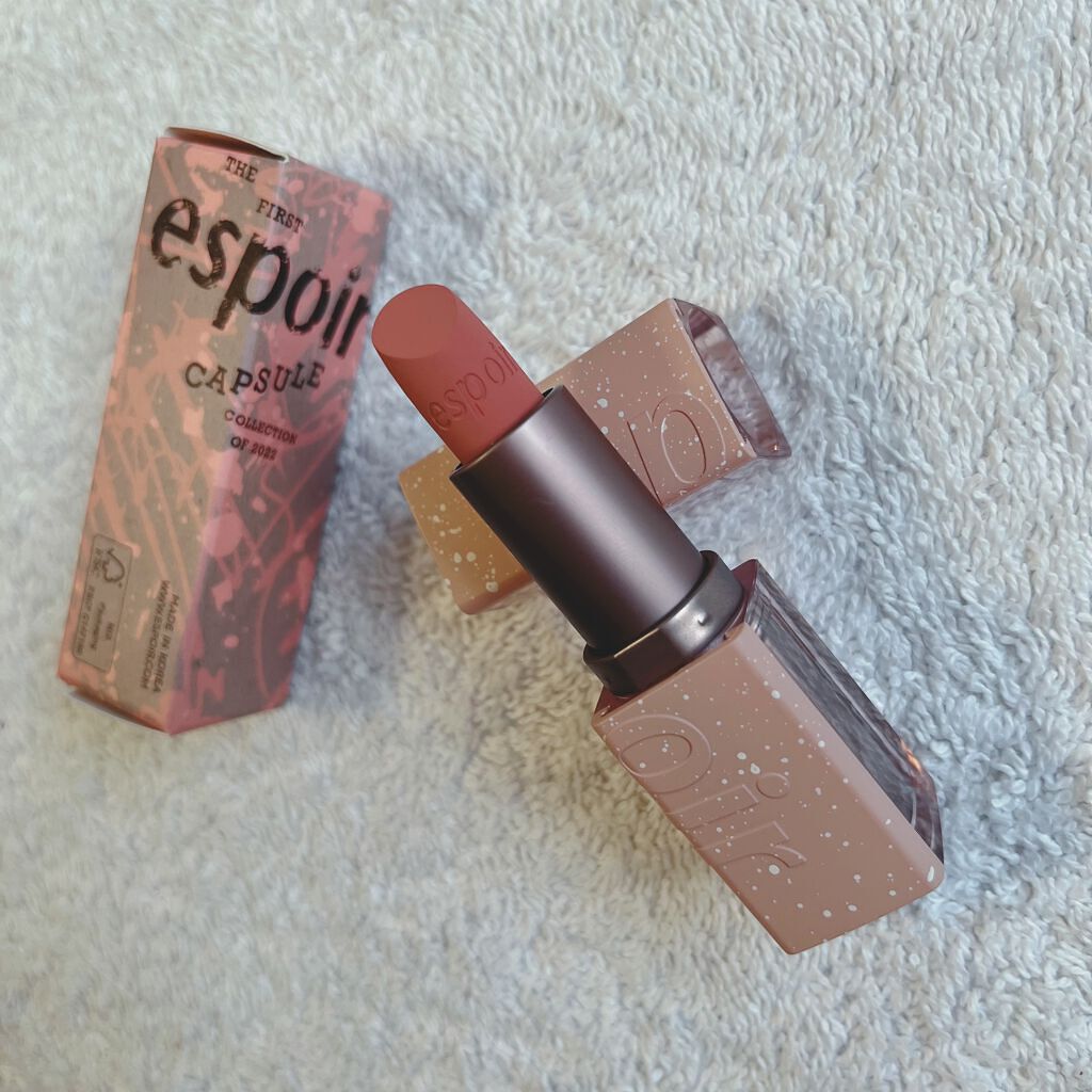 ノーウェアベルベット ウォッシュドピンク/espoir/口紅を使ったクチコミ(1枚目)