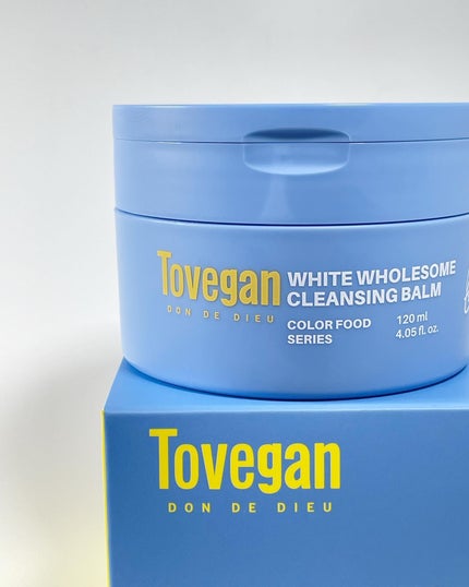 カラーフードシリーズホワイトホールサムクレンジングバーム/Tovegan/クレンジングバームを使ったクチコミ(1枚目)