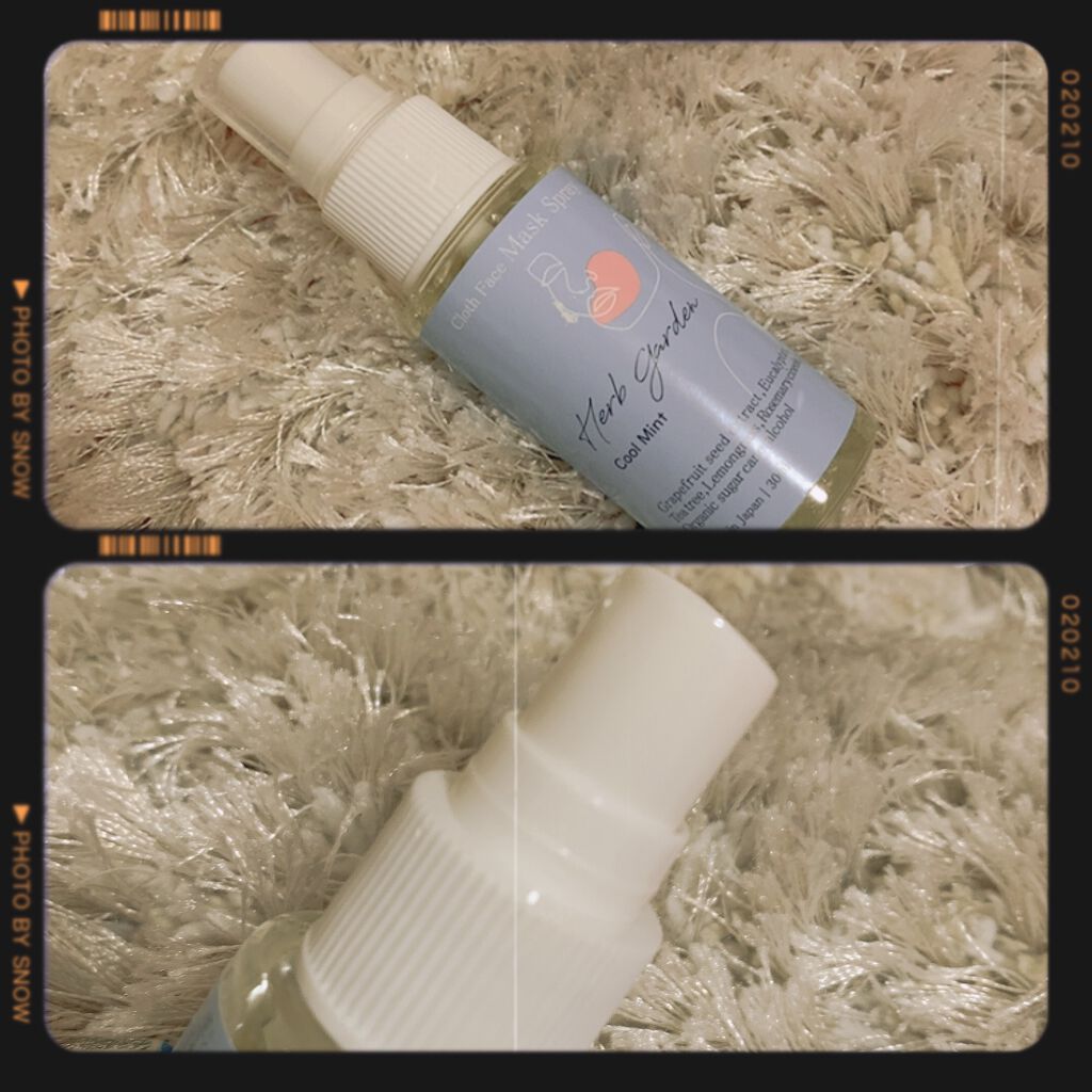 ハーブガーデン 除菌 マスクスプレー クールミント/Herb Garden/マスクを使ったクチコミ（1枚目）