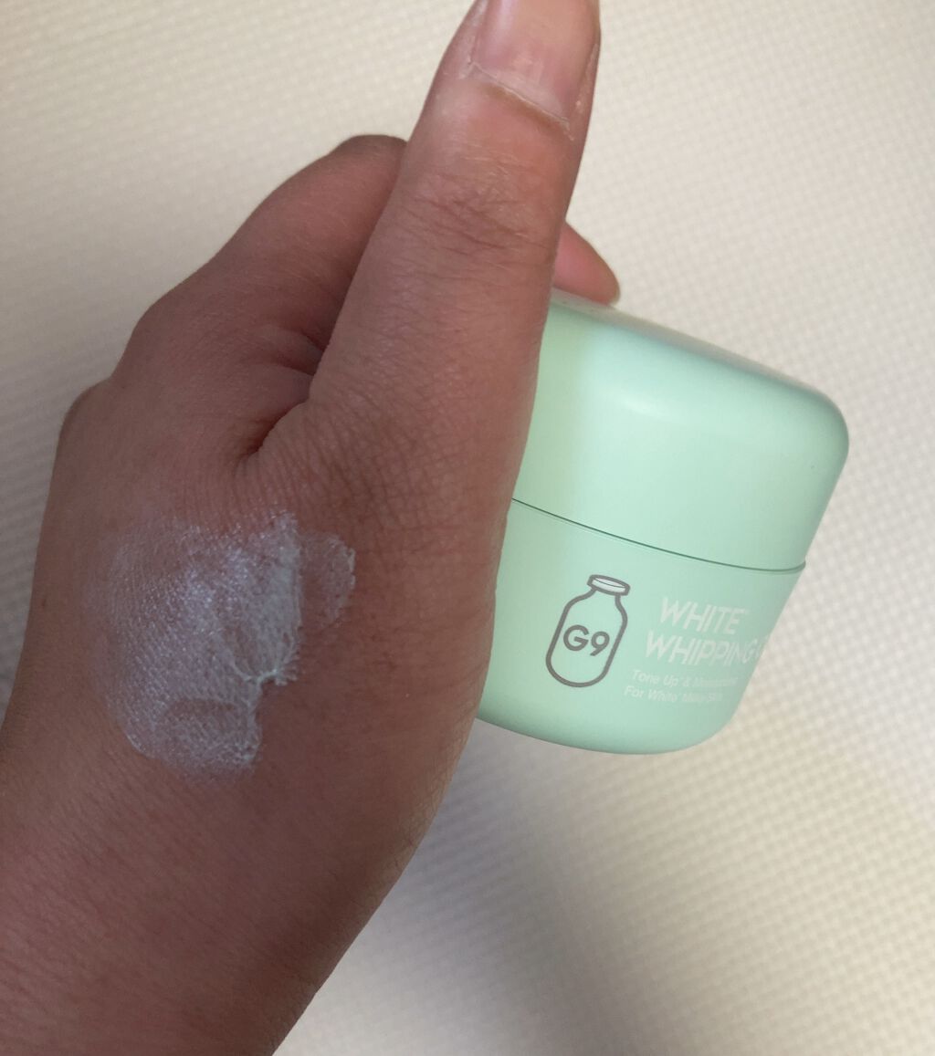 WHITE WHIPPING CREAM(ウユクリーム)/G9SKIN/化粧下地を使ったクチコミ（2枚目）