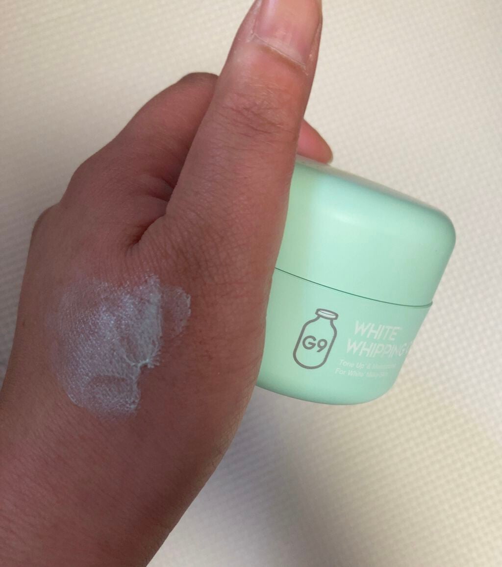WHITE WHIPPING CREAM(ウユクリーム)/G9SKIN/化粧下地を使ったクチコミ(2枚目)