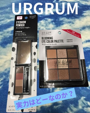 UR GLAM　BLOOMING EYE COLOR PALETTE/U R GLAM/アイシャドウパレットを使ったクチコミ（1枚目）