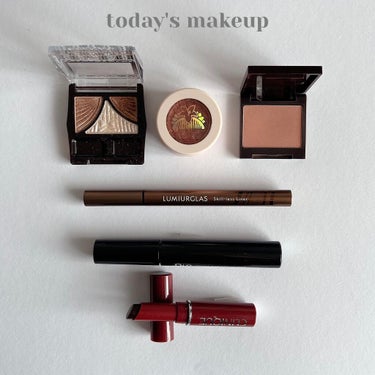 CLINIQUE Almost Lipstickのクチコミ「today's makeup という名の昨日のメイク。

底見え強化 のキャンメイクに、Col.....」（1枚目）