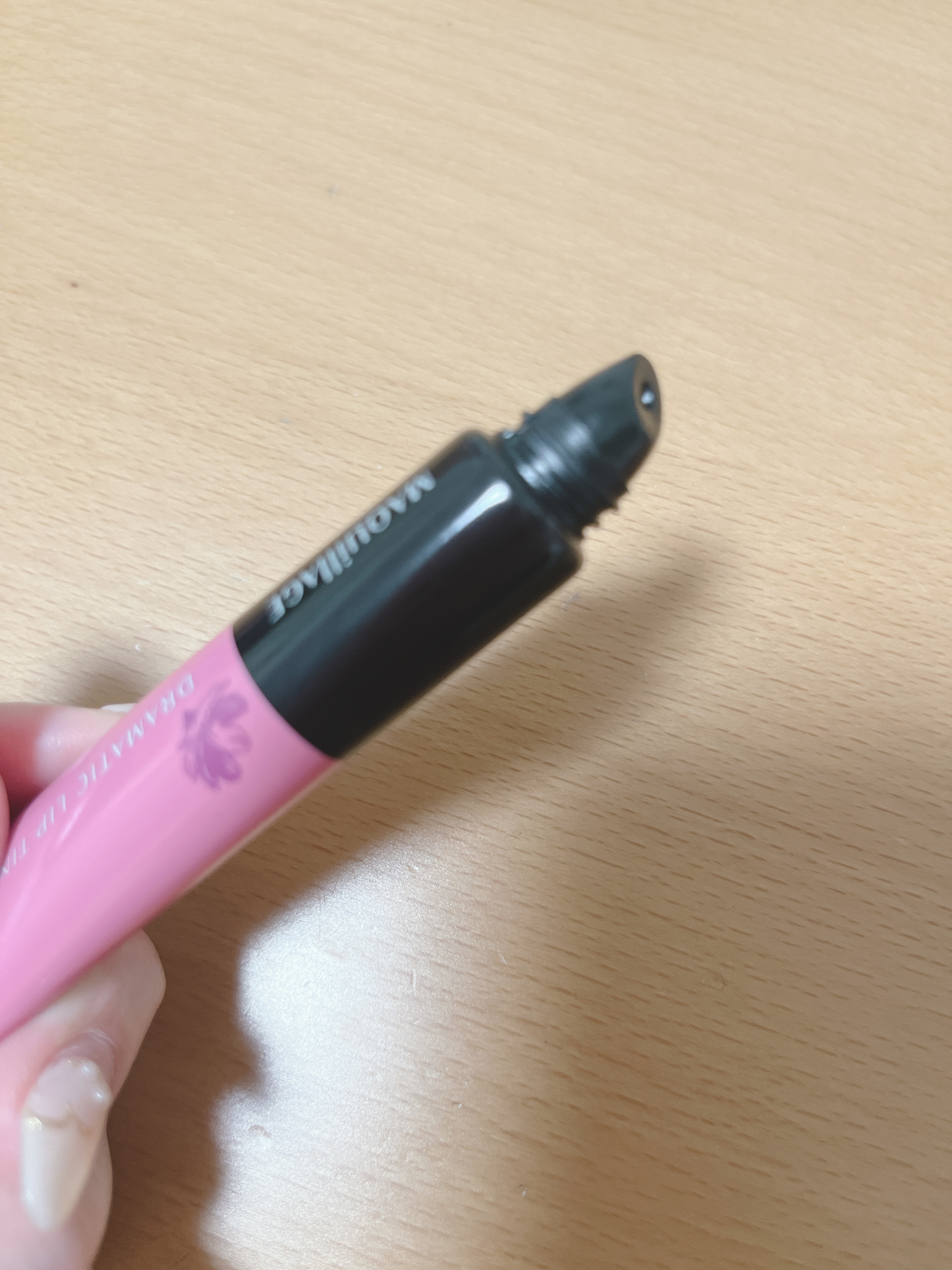 ドラマティックリップティント PK711 スモーキーコスモスジャム/マキアージュ/リップティントを使ったクチコミ（2枚目）