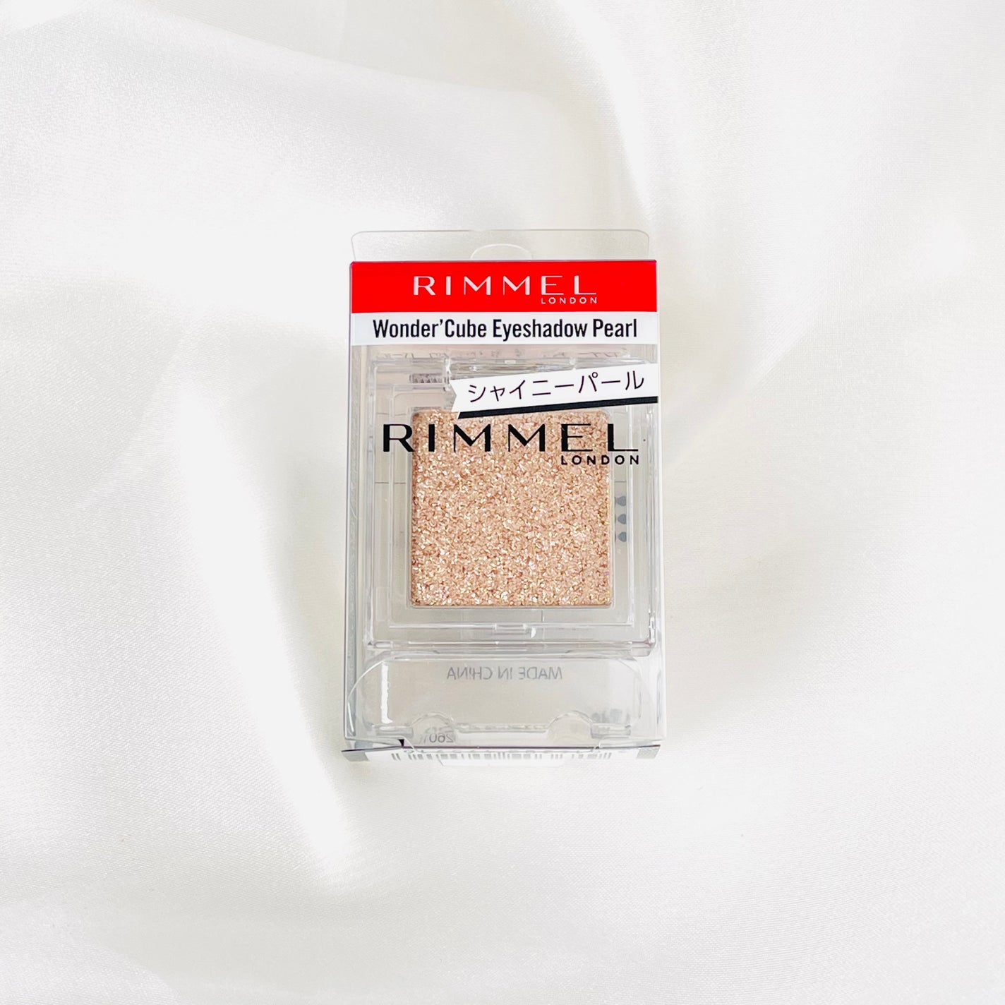 ワンダー キューブ アイシャドウ パール/リンメル ロンドン/単色アイシャドウを使ったクチコミ(4枚目)