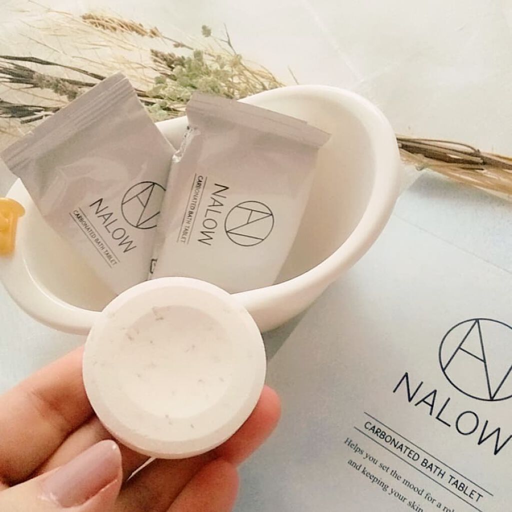 炭酸ソルト入浴料/NALOW/炭酸系入浴剤を使ったクチコミ（3枚目）