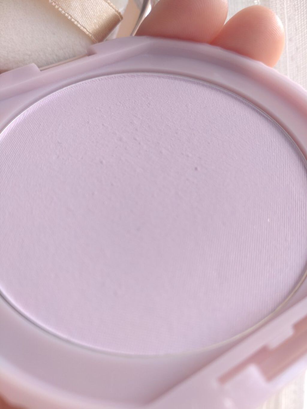 トランスペアレントフィニッシュパウダー PL パールラベンダー/キャンメイク/プレストパウダーを使ったクチコミ（2枚目）