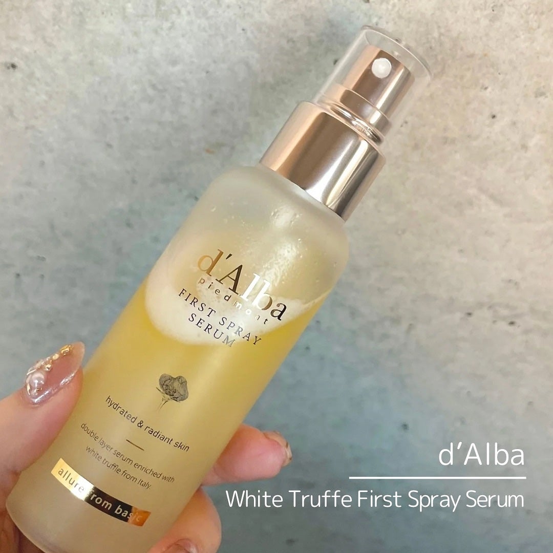 ダルバ ホワイトトリュフファーストスプレーセラム/ダルバ/ミスト状化粧水を使ったクチコミ(1枚目)